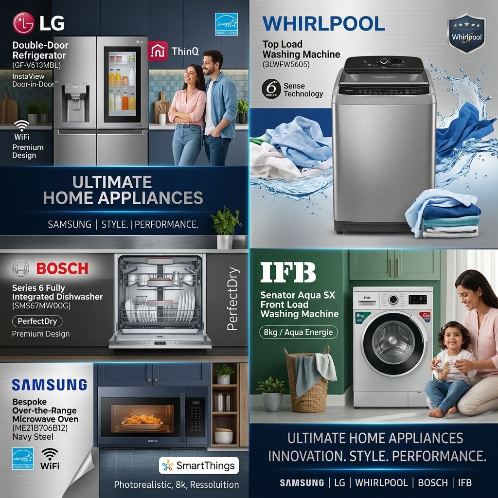 Multi-brand home appliances service